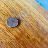 Three-shelf side table in teak and brass 60/70s