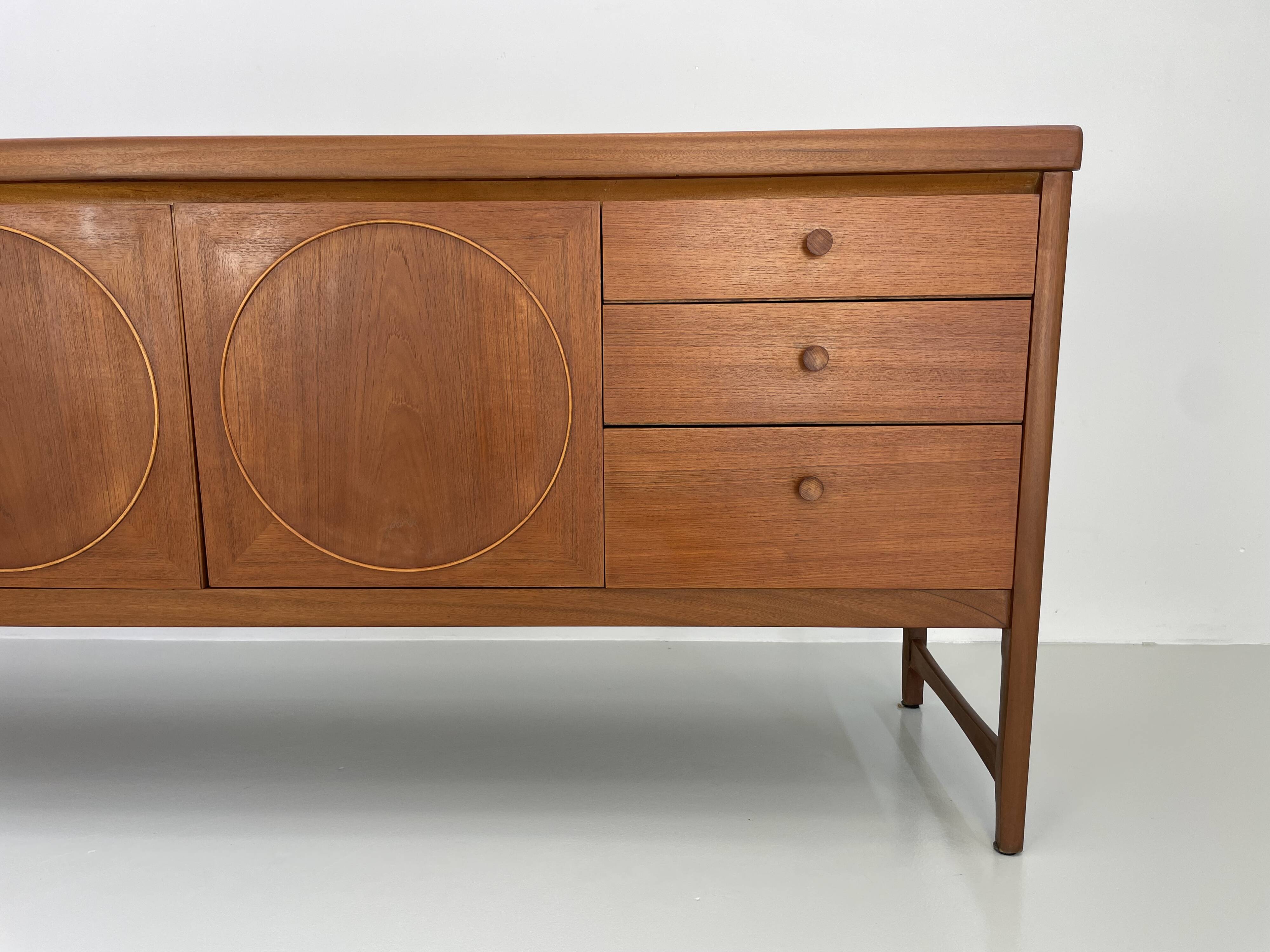 Vintage Nathan "Circle" sideboard 1960's
