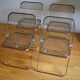 4 chaises Plia by Giancarlo Piretti @ castelli circa 1970