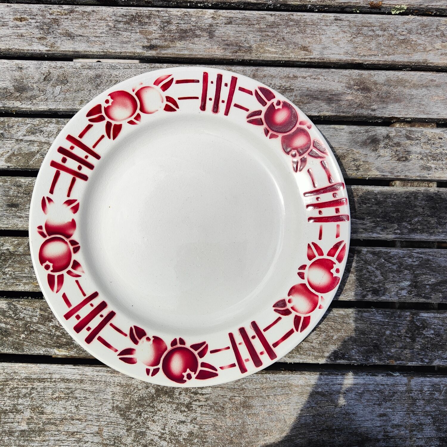Saint Amand opaque porcelain plates