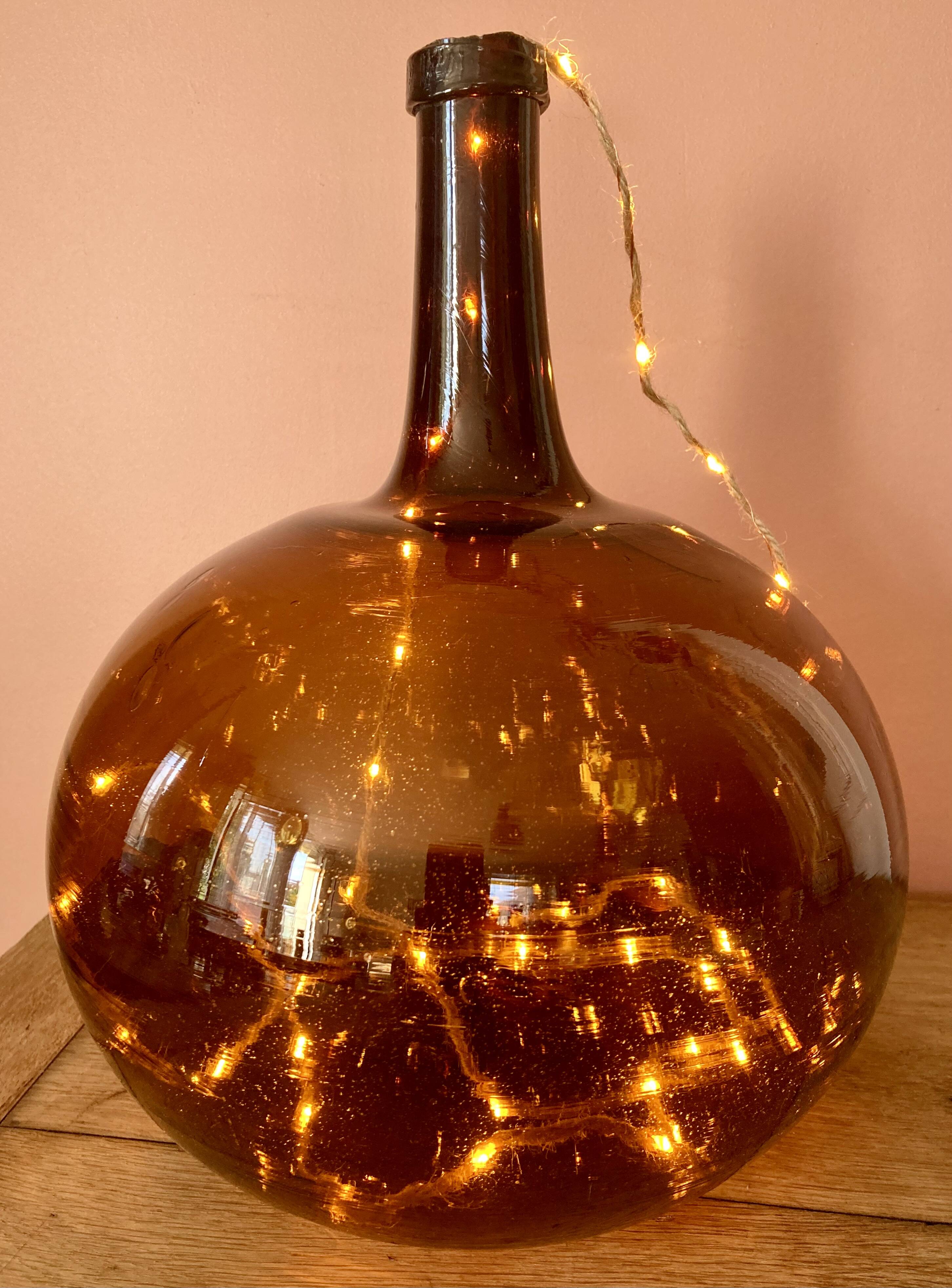 Amber demijohn from the end of 1800