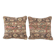 Set of 2 vintage Turkish cushion covers 51x51 cm