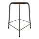 Vintage school stool, 1970s industrial design, Dutch minimalist