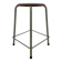 Vintage school stool, 1970s industrial design, Dutch minimalist
