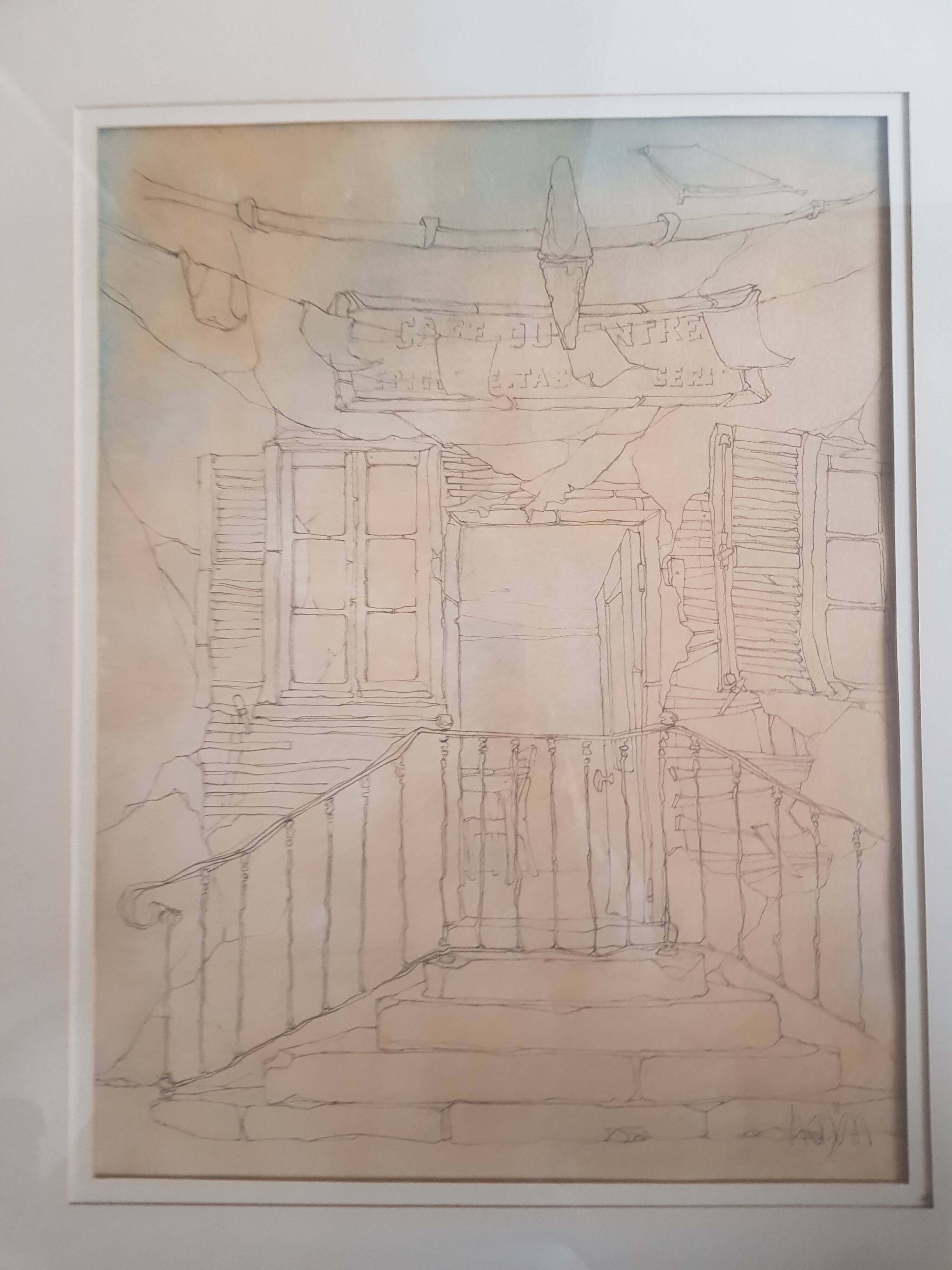 Vintage painting signed Hayn