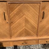 PRODUCT BHV - French row in blond oak of the 60s