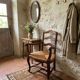 Fauteuil en chêne style Louis XV