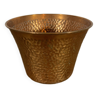 Ancien pot de fleurs en cuivre