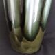 Pair of Art Deco vases in glazed earthenware with white drips on a green background