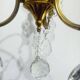 3-light bronze chandelier