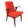 Vintage armchair 300-123, design by M. Puchała, orange - available 2 pieces