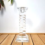 Bohemian crystal candle holder