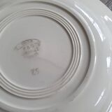 Assiettes creuses lunéville houx