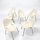Set of 6 stackable chairs "Lola" by Syn Design