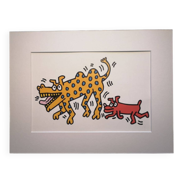 Illustration de Keith Haring - Série 'Animals' - 8/12