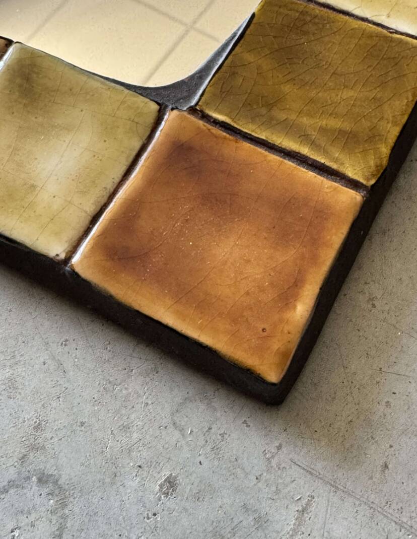 Mithé Espelt ceramic mirror, 1970