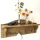 kitchen wall shelf with hooks