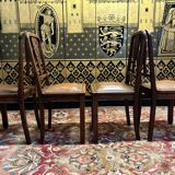 4 art deco chairs