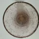 Bubble glass vase signed Biot – Pink beige