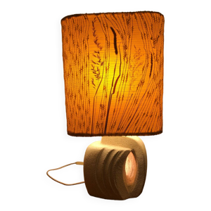 Lampe brutaliste en Pierre
