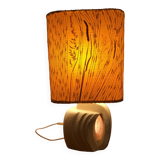 Brutalist Lamp in Sculpted Stone Cut Albert Tormos