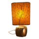 Brutalist lamp in carved stone by Albert Tormos.