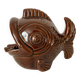 Vintage ceramic zoomorphic fish ashtray