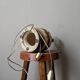 Lamp base in stoneware, handcrafted, bohemian Scandinavian style.