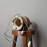 Pied de lampe en grès fabrication artisanale campagne bohème scandinav