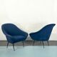 Mid-century modern loveseat and armchairs 50s