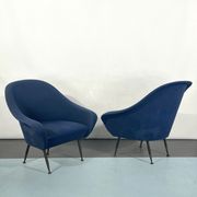 Mid-century modern loveseat and armchairs 50s