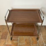Folding rolling table