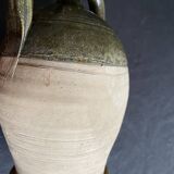 Persimmon glazed terracotta oil jar