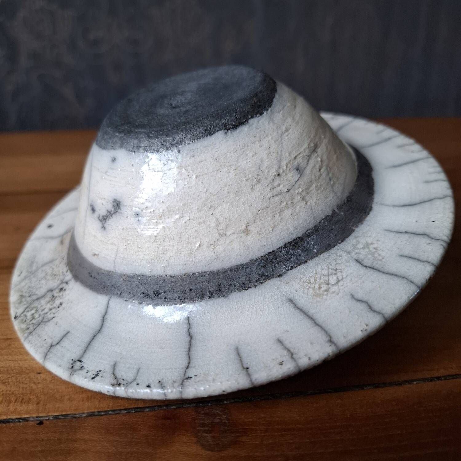 Vide poche en céramique raku