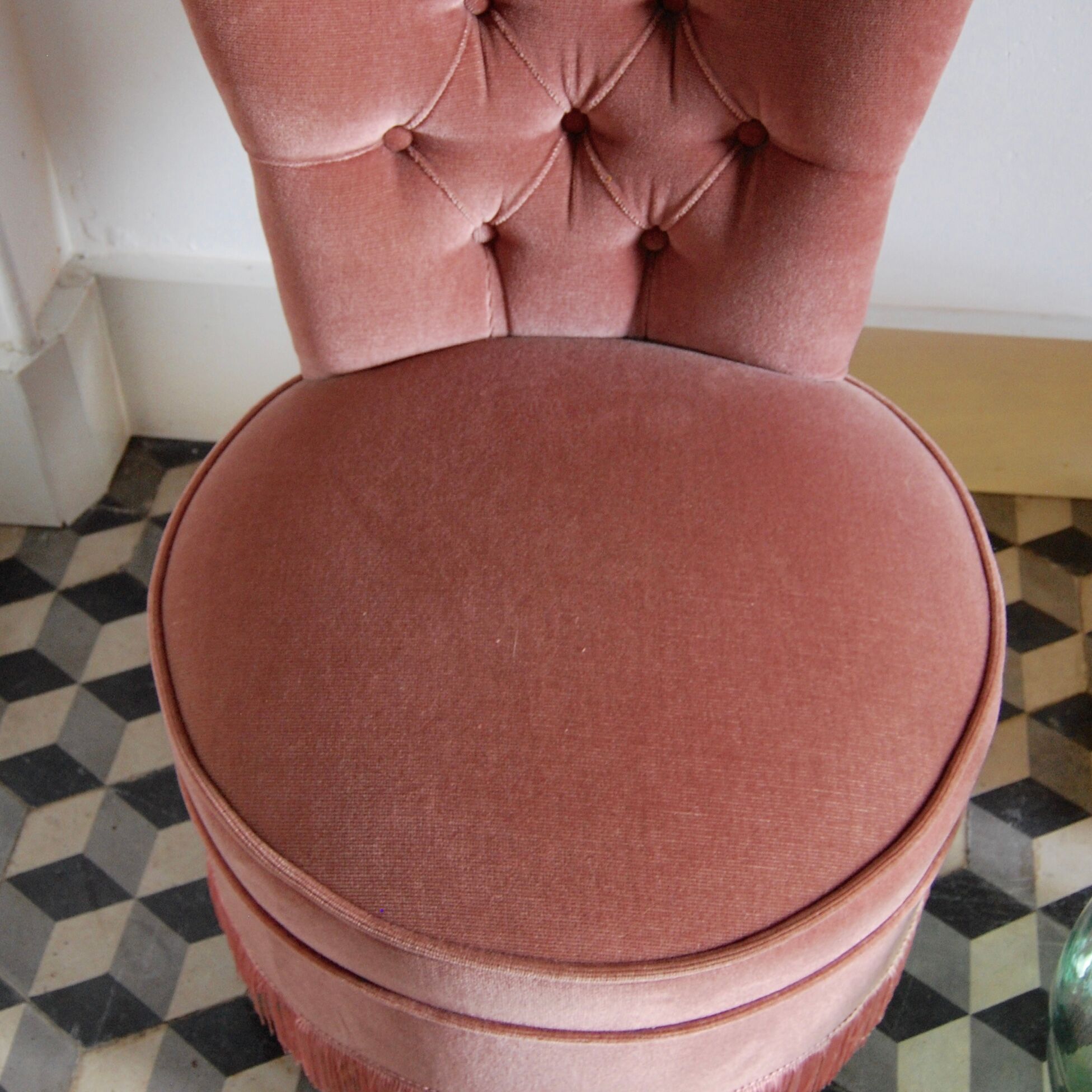 Toad armchair pink