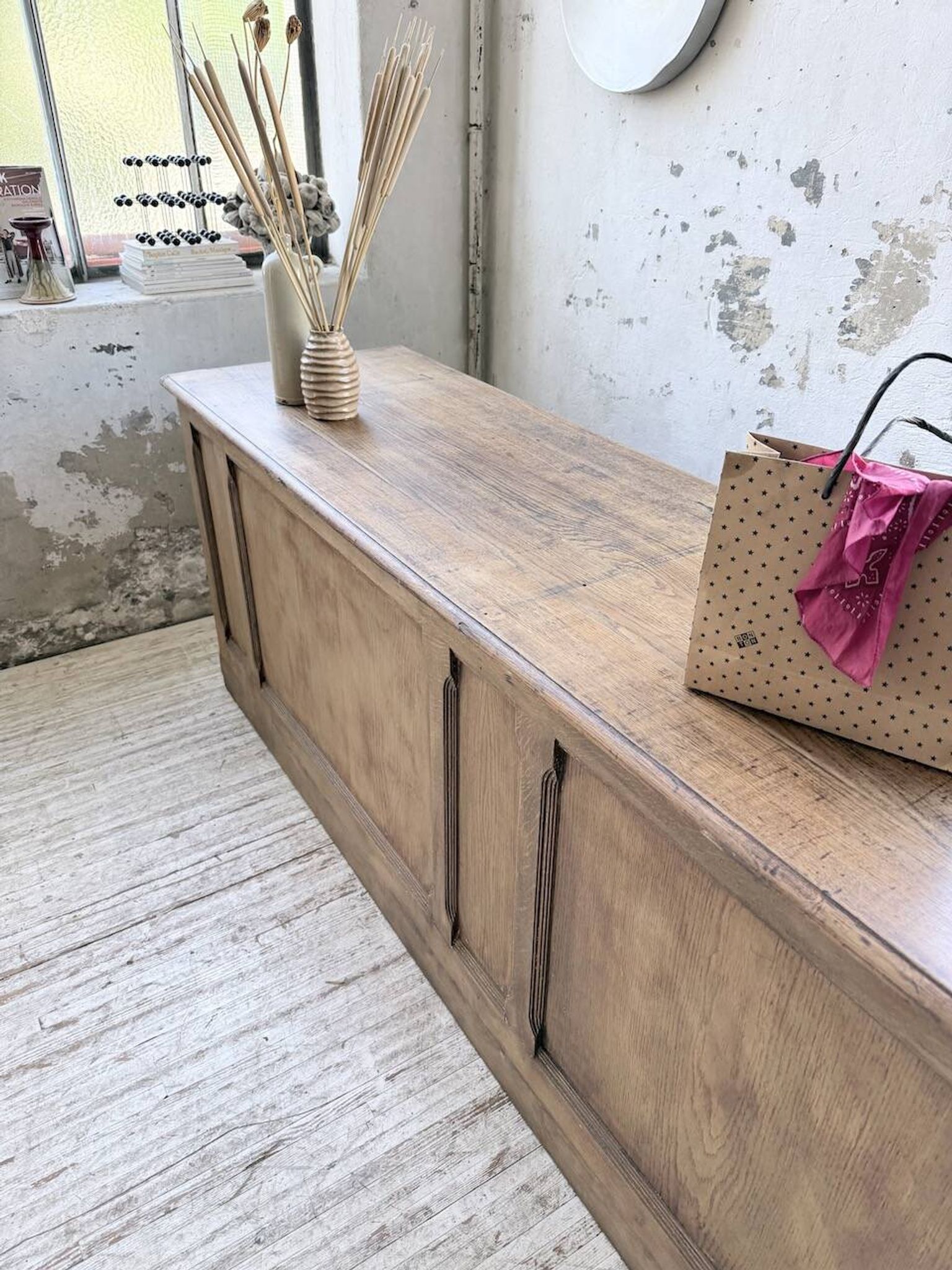 Oak workbench 250 cm XL 1950