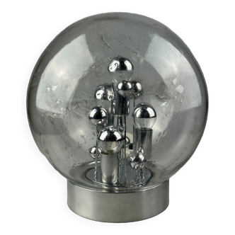 60s 70s table lamp ball lamp Doria "Big Ball" glass space age design