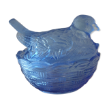 Bonbonnière oiseau bleu