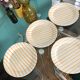 Lot de 4 assiettes estivales