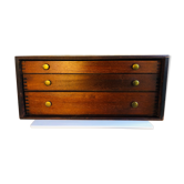 Storage box has vintage covers, 50s