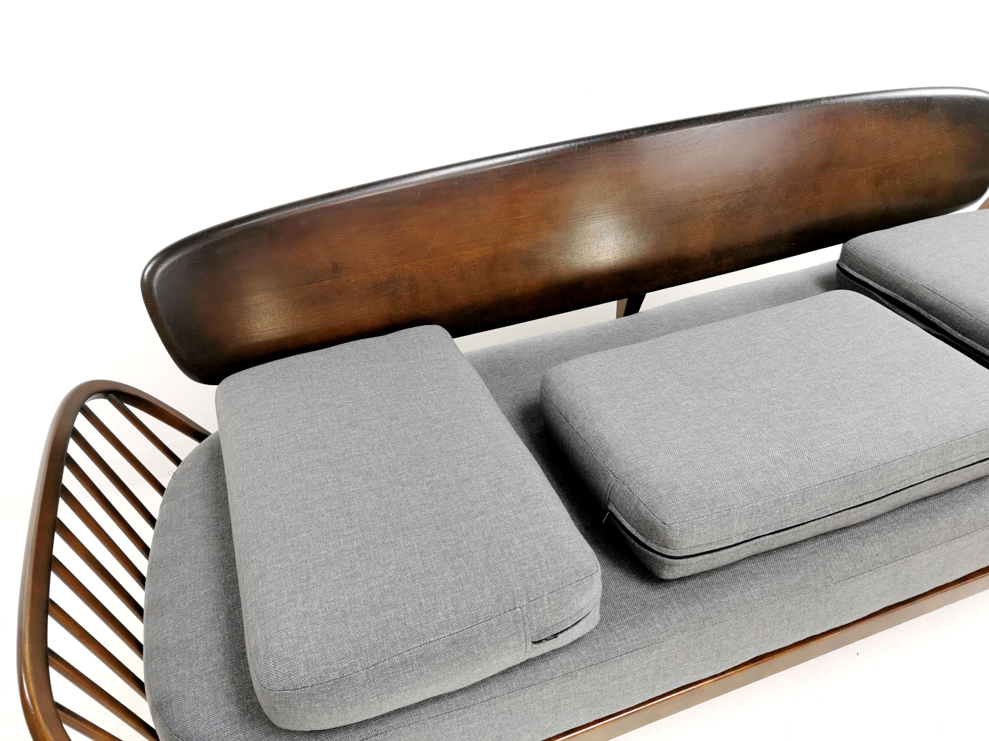 Ercol Grey Day Bed Studio Couch Sofa Vintage Mid Century