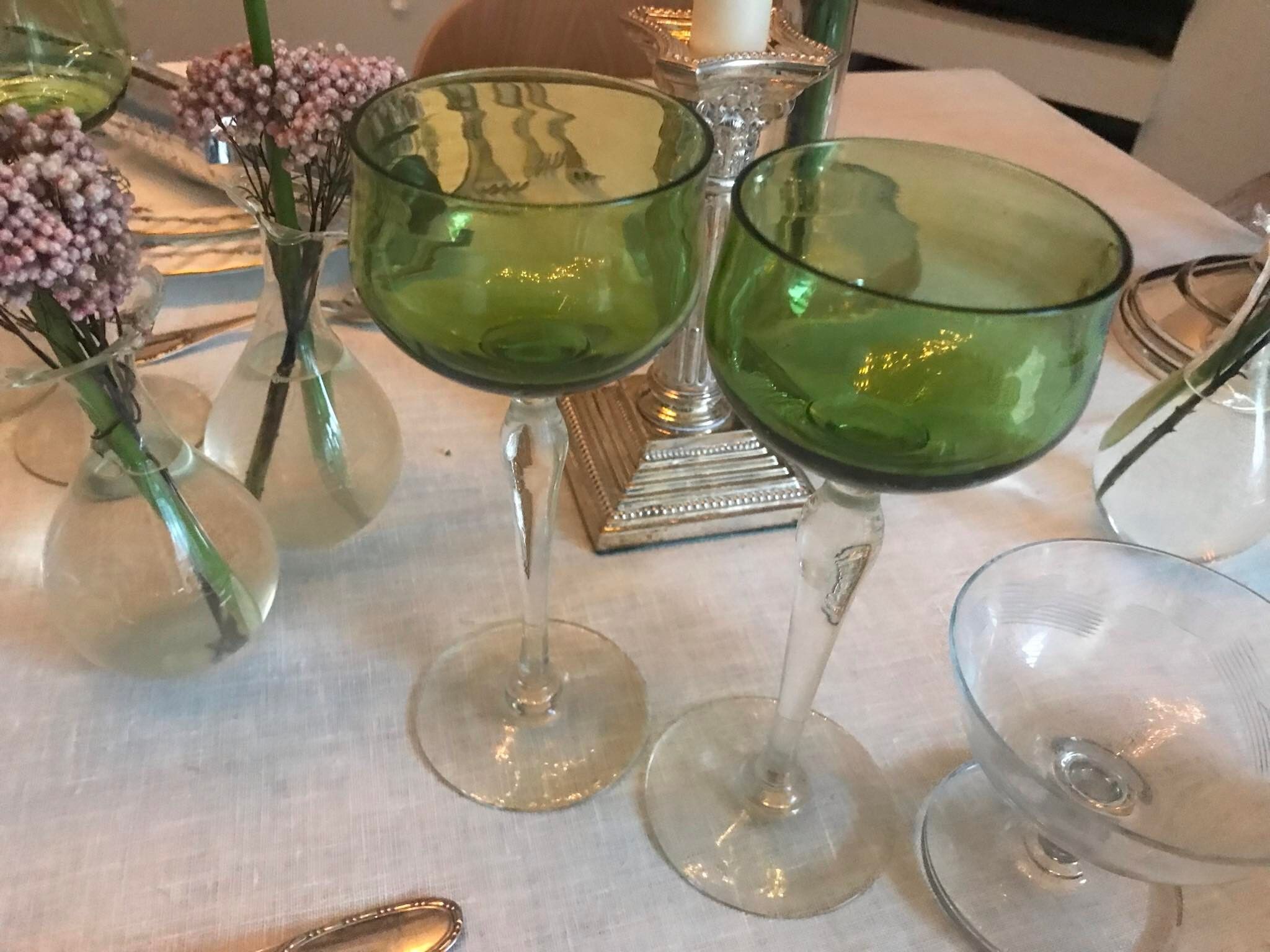 Set of 6 a glasses cristal Val Saint Lambert