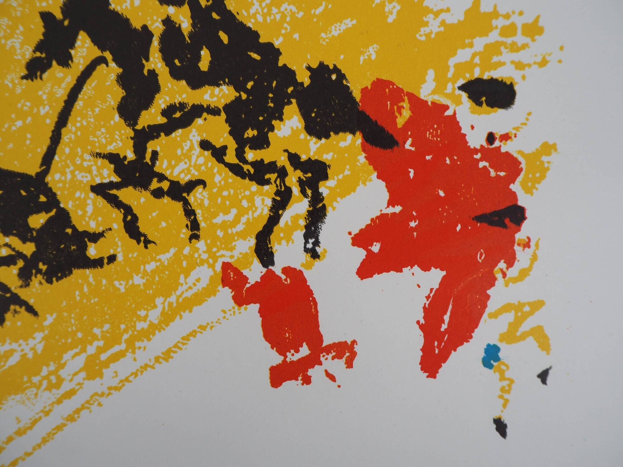 Affiche Vintage Rudolf - Atome, Loup, Bombe - Tchécoslovaquie Années 60 - Originale
