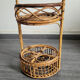 Desserte bar en rotin vintage