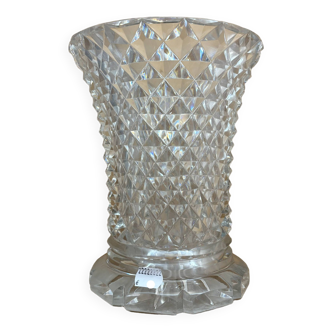 Vase en cristal évasé