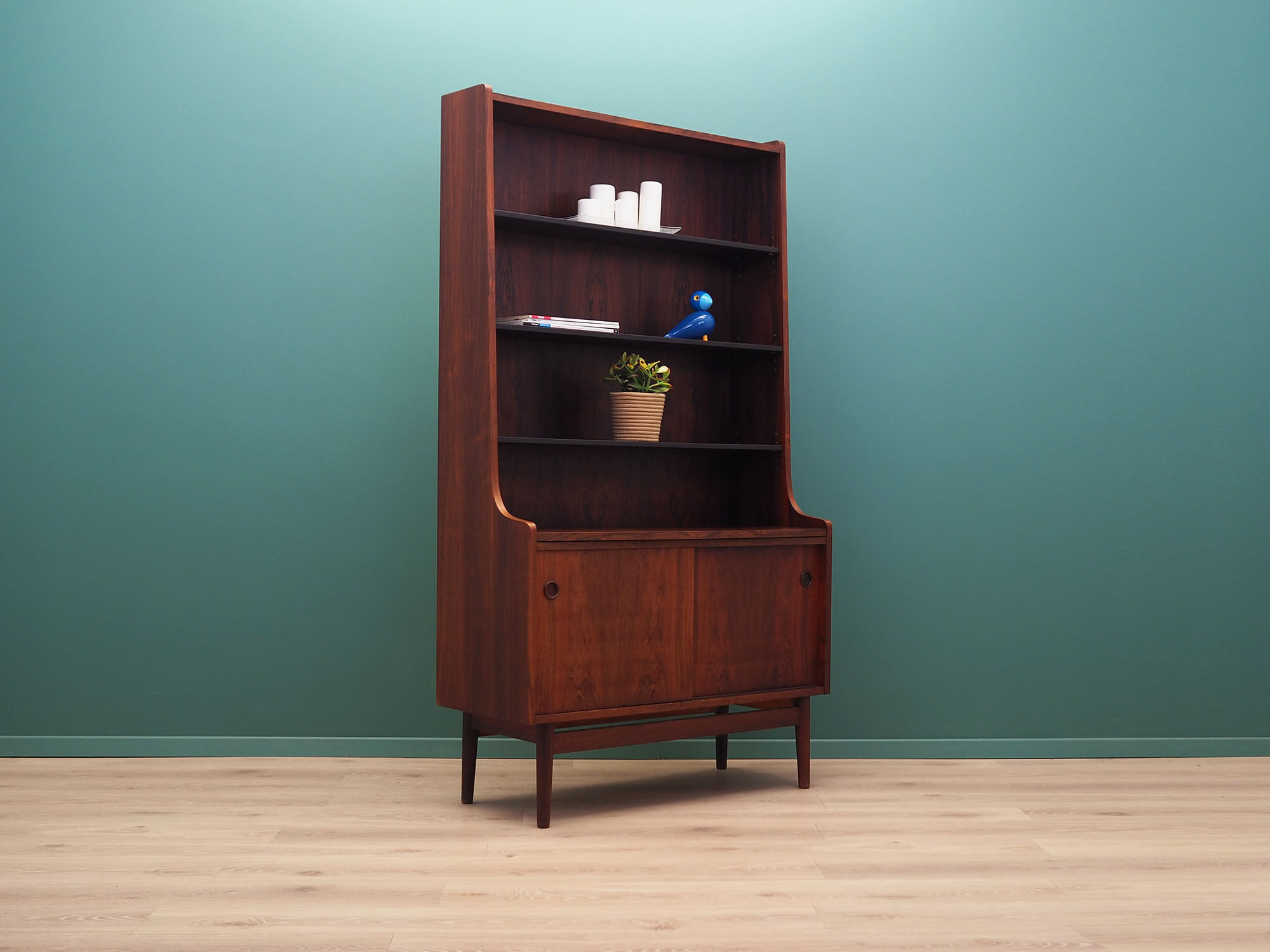 Rosewood bookcase, Danish design, 1960s, designer Johannes Sorth, production Bornholm