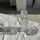 Small glass ashtray in the shape of a flower France Reims Brand MO