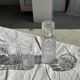 Small glass ashtray in the shape of a flower France Reims Brand MO