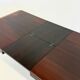 4D wooden vintage dining table by Angelo Mangiarotti for Molteni