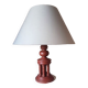 Vintage lamp lampshade fabrics, wooden colonnade foot